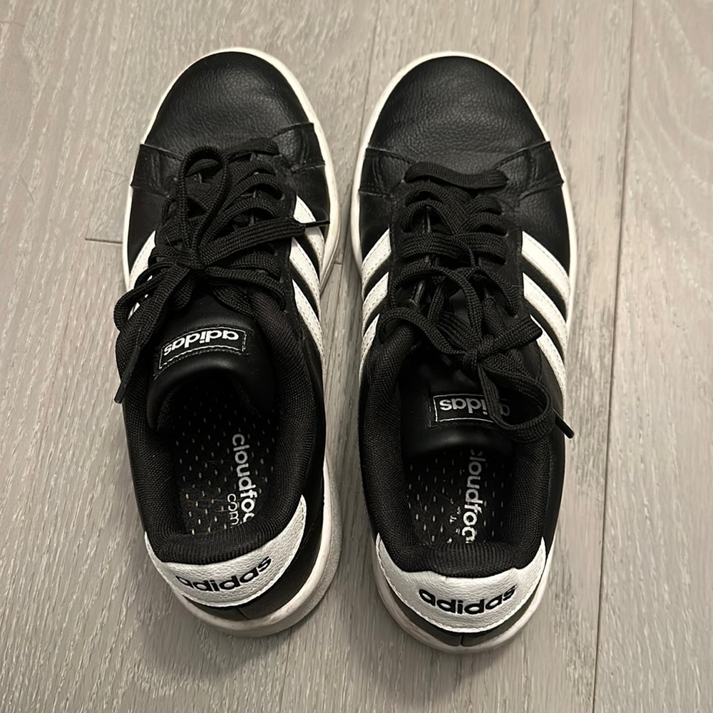 Black Adidas Grand Court Sneakers - women’s size 7.5